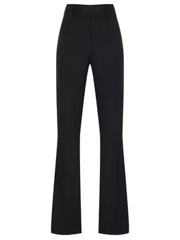 Брюки-клеш шерстяные