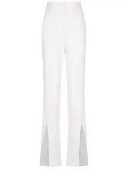 Брюки-клеш шерстяные