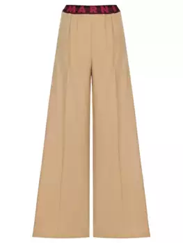 Брюки-клеш шерстяные