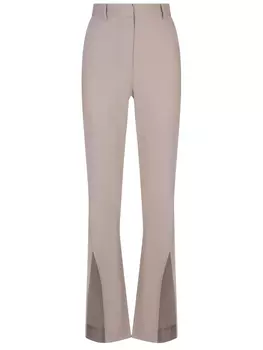 Брюки-клеш шерстяные