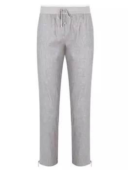 Брюки льняные