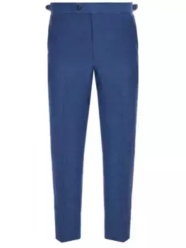 Брюки льняные