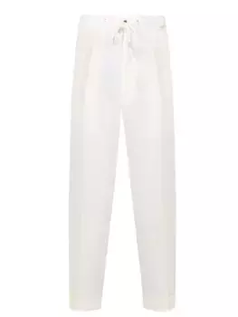 Брюки льняные