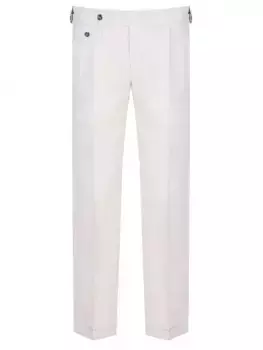 Брюки льняные