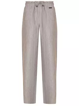 Брюки льняные