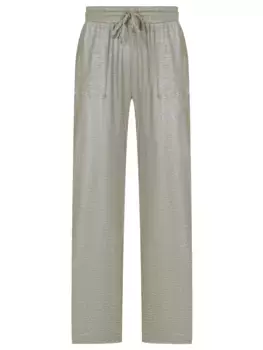 Брюки льняные