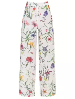 Брюки льняные