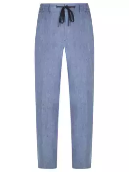 Брюки льняные