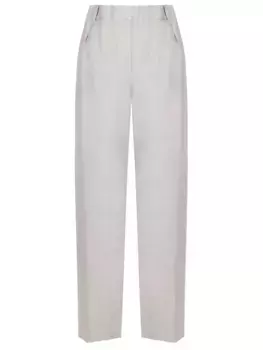 Брюки льняные
