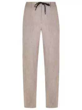 Брюки льняные