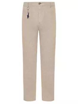 Брюки льняные