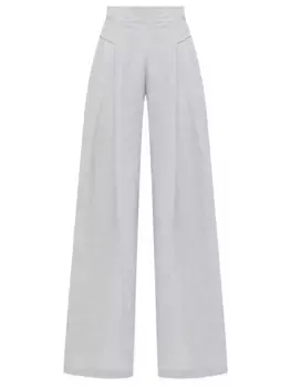 Брюки льняные