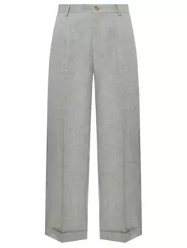 Брюки льняные