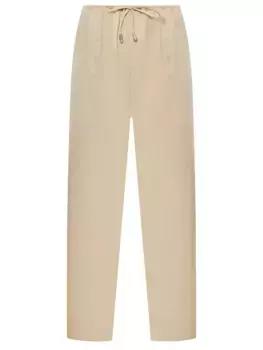 Брюки льняные