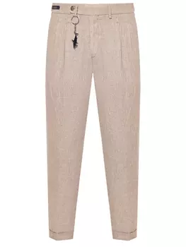 Брюки льняные