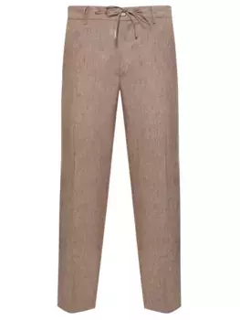 Брюки льняные