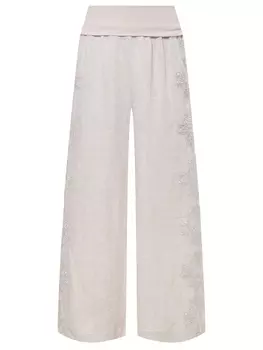 Брюки льняные