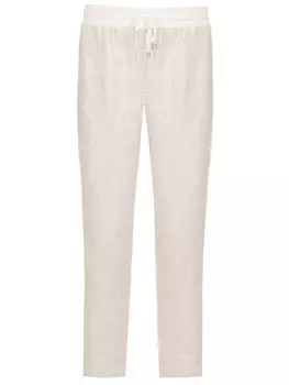 Брюки льняные