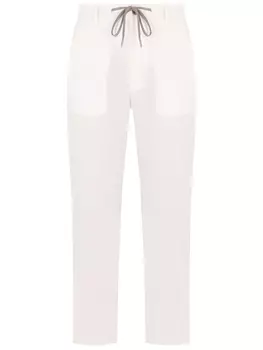 Брюки льняные на кулиске