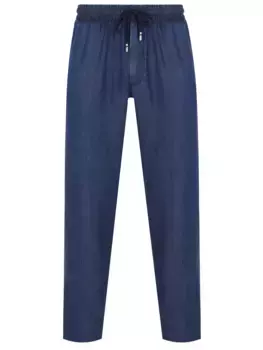 Брюки однотонные