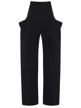 Брюки однотонные