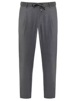 Брюки однотонные