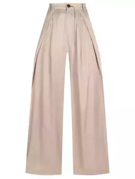 Брюки однотонные