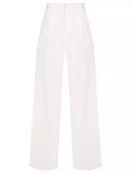 Брюки однотонные