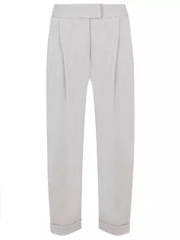 Брюки однотонные