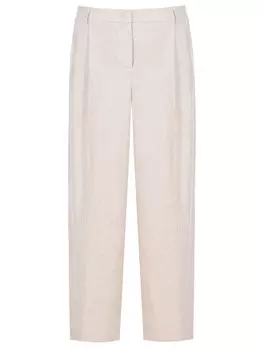 Брюки-палаццо из вискозы и льна VICTORIA ANDREYANOVA