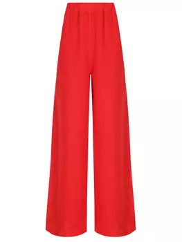 Брюки-палаццо льняные