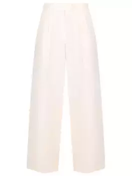 Брюки-палаццо льняные