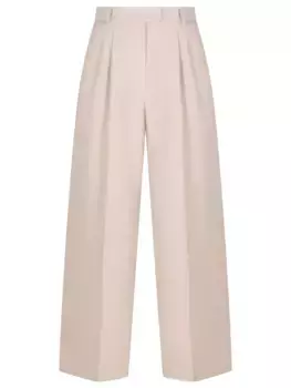 Брюки-палаццо льняные