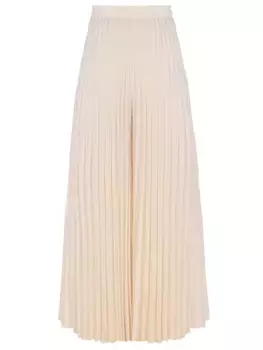 Брюки-палаццо плиссированные