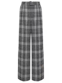 Брюки-палаццо шерстяные