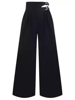 Брюки-палаццо шерстяные ALBERTA FERRETTI