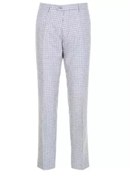 Брюки прямого кроя в клетку