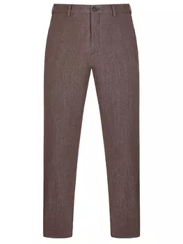 Брюки Regular Fit из хлопка и шерсти