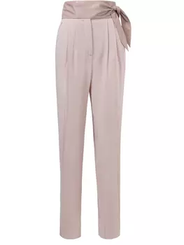 Брюки с кожаным кушаком