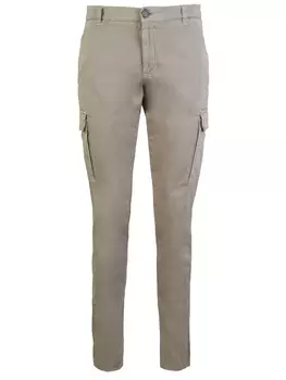 Брюки с накладными карманами
