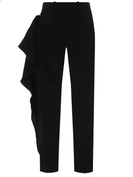 Брюки с оборками GAULTIER