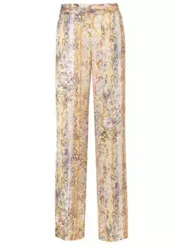 Брюки с принтом
