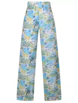 Брюки с принтом