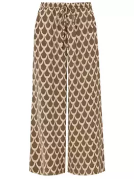 Брюки с принтом