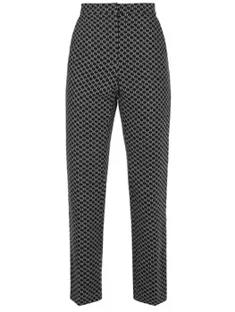 Брюки с принтом KARL LAGERFELD