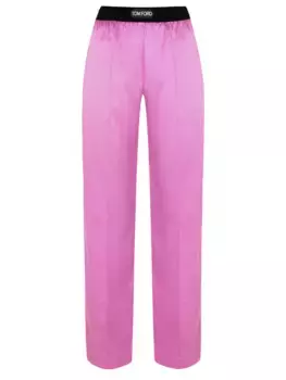 Брюки шелковые