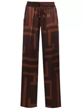 Брюки шелковые