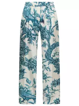 Брюки шелковые