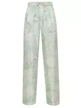 Брюки шелковые