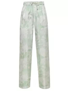 Брюки шелковые AGNONA